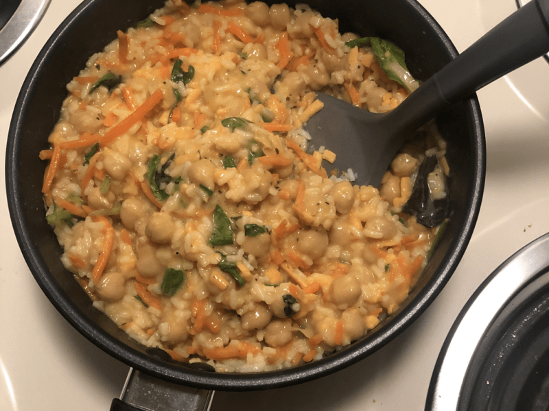 [RECIPE] Vegan Cheesy Rice w/&nbsp;Chickpeas